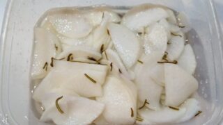 簡単レモン風味浅漬け