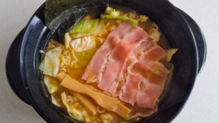 レンジでチンラーメン